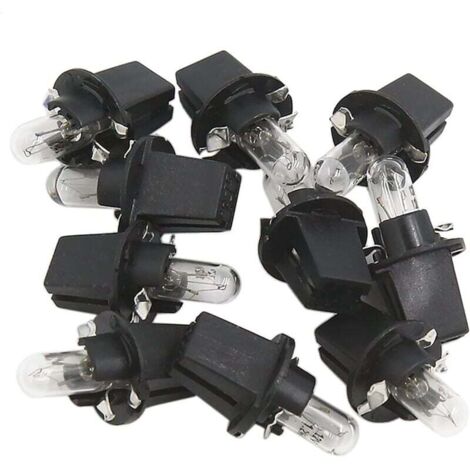 10 Stück DC 12 V 1,2 W T5 Ampulle Tablet Halter Klemme für Internet Voiture (1/4)