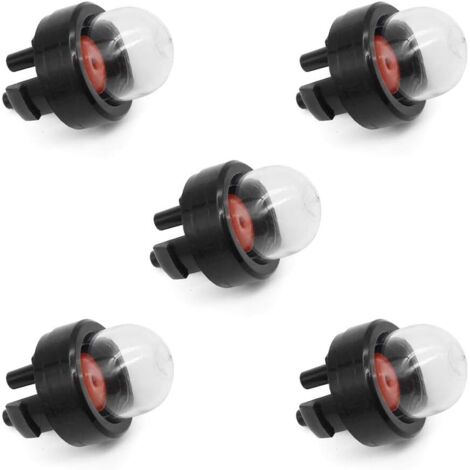 Bombillas de cebado Robell (5 unidades), para carburador, de encaje a presión, para McCulloch 3200 y 3210 (1/5)