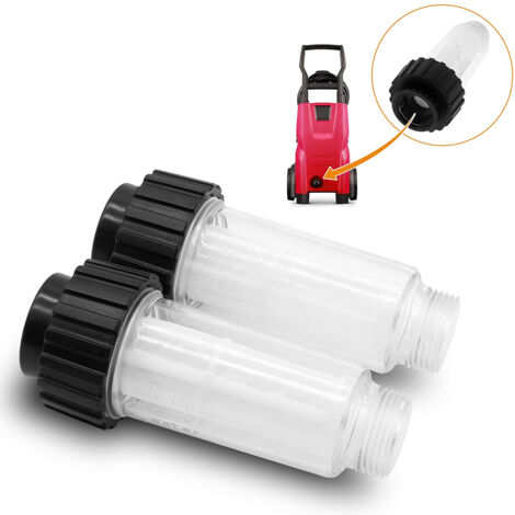 2er-Pack Wasserfilter mit Filtereinsatz (5.731-050.0) für alle Kärcher-Hochdruckreiniger mit 3/4-Zoll-Wasseranschluss, kompatibel mit Hochdruckreinigern 4.730-059.0 (1/5)