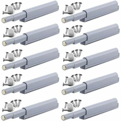 Drücken zum Öffnen von Magnetriegeln. Magnetverschlüsse zum Öffnen öffnen und schließen Türen mit einem einfachen Druck (10 Stück). (1/4)