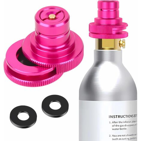 Schnelladapter kompatibel mit SodaStream Duo/Terra/Art Warmwasserbereitern, CO2-Flasche mit TR21-4 Außengewinde (1/5)