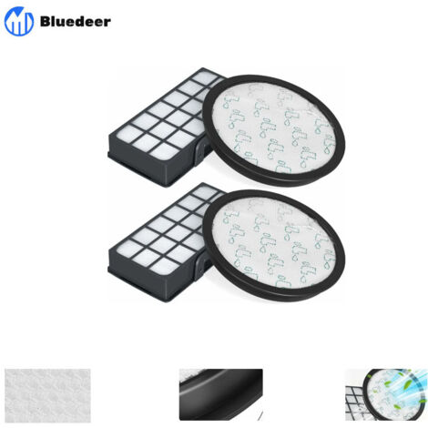 Lot de 2 Filtres HEPA pour Rowenta Silence Force Cyclonic 4AAAA RO7647EA RO7663EA RO7676EA RO7681EA (Modèle RO76xx) Aspirateurs, Filtre de Rechange Accessoires ZR903701 H115 Bluedeer Filtre pour aspir