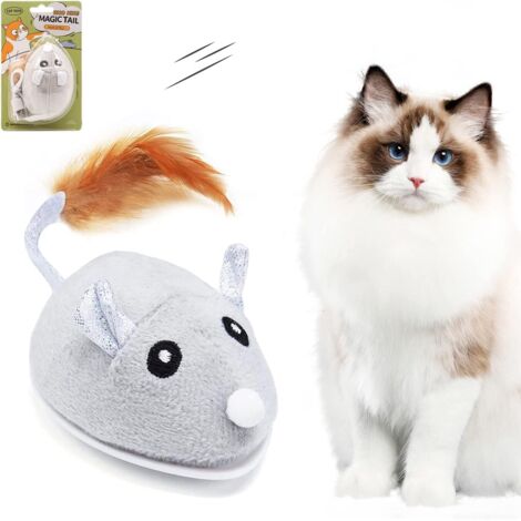 Jouet pour Chat Interieur Souris Jouet Chaton Jouet Chat Souris Qui Bouge Jouets Chatons avec USB Rechargeable Jouets pour Chats D'intérieur Interactif Automatique Jeux pour Chat Appartement (1/5)