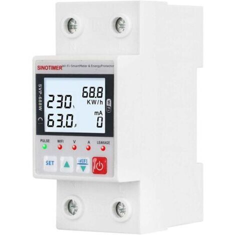 Wi-Fi power protection, remote control, protection against overvoltage, undervoltage, leakage current and overheating, automatic reset (1/4)