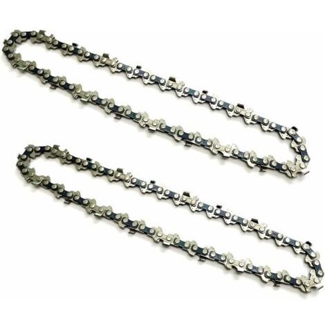x 6-inch chains for portable mini chainsaw, rechargeable saw, 1/4 inch pitch, 0.043 inch/1.1 mm thickness, chain number 37DL, effective cutting length 15 cm, for trimming woodwork FLIT (1/4)