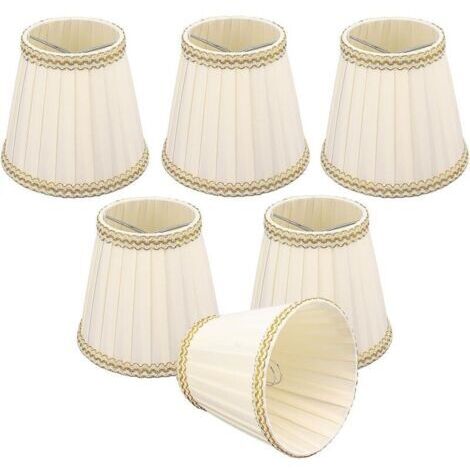 Clip-on lampshades for table lamps, floor lamps and bedside lamps, 90 x 140 x 130 mm, for chandeliers, E14 bulbs, FLITI lighting accessories (1/4)