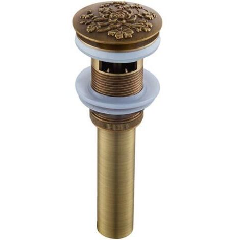 Pop-up sink plug, European retro style, pop-up sink plug, solid copper sink plug MUMU (1/2)