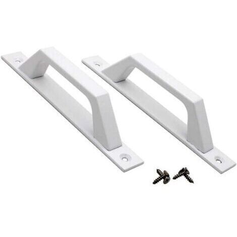 Poignée de porte en alliage d'aluminium avec poignée de porte de cuisine en verre, fabriquée en aluminium et en plastique (1/5)