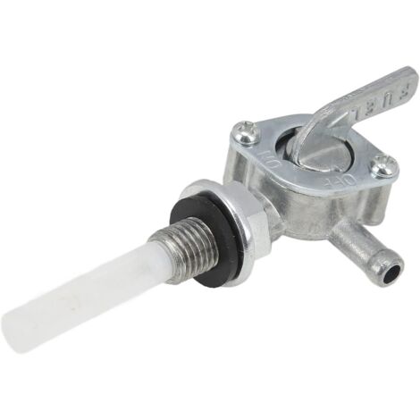 Vanne de Réservoir de Carburant du Moteur, M10x1.25 Moteur en Métal Petcock Interrupteur de Réservoir de Carburant Vanne D'arrêt Robinet D'essence 28-1783-V pour GX160/170F/168 (1/5)