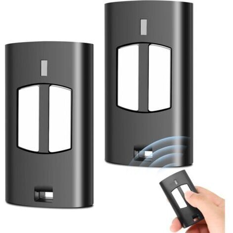 433,92MHz Télécommande pour portail,2 pièces Telecommande Universelle Porte de Garage,télécommande Compatible avec to.GO 2WV 4WV,IO.2WV,LO.T2WMR,T2 WV,T4 WV,CUPIDO-2,CUPIDO-4,4 canaux (1/4)