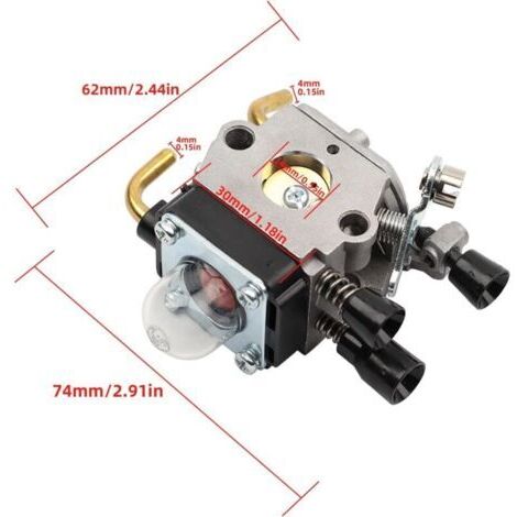Kit carburateur pour STIHL FS55 FS55R FS55RC FS38 KM55 HL45 KM55R filtre à air kit pilote carburant kit bougie sept paquets (1/3)