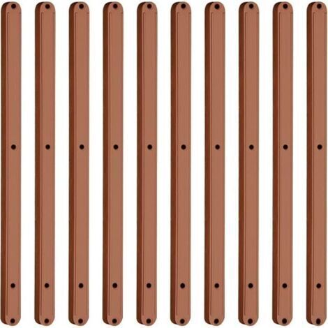 Lot de 10 glissières de tiroir en plastique 298 mm – Design caché silencieux – Résistant à l'usure – Pour armoires et tiroirs extensibles (1/4)