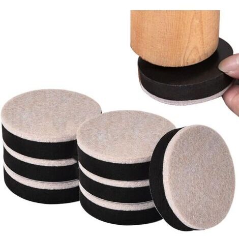Rehausseurs de Meubles Autocollants 10 Pièces Rehausseur Pieds de Lit et Meuble Réhausseur Pied de Table rehausseur de Lit Rond Rehausseur Pied de Chaise Pieds de Lit Furniture Rond (1/4)