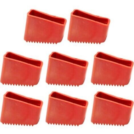 8 PCS Pied Escabeau 50x20 mm Embout Escabeau de Remplacement Couvre-Pieds D'échelle Antidérapants pour éChelles Télescopiques (1/5)