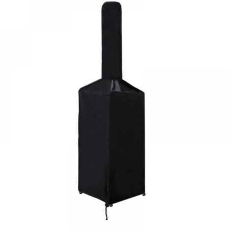 Housse de protection noire pour four à pizza d'extérieur, imperméable et anti-poussière, coupe-vent et anti-poussière (1/5)