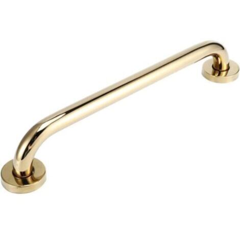 Barre d'appui de douche Salle de bainde sécurité Acier inoxydable Plaqué or Baignoire Main courante Barre à main de sécurité Accessoire de salle de bain 40cm (1/5)