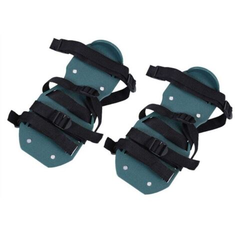 Chaussure Aérateur Pelouse, Chaussure a Clou pour Ragreage avec 4 Sangles Réglables Sandales pour Une Pelouse Parfaite, pour Scarificateur de Pelouse Ou de Cour (1/5)