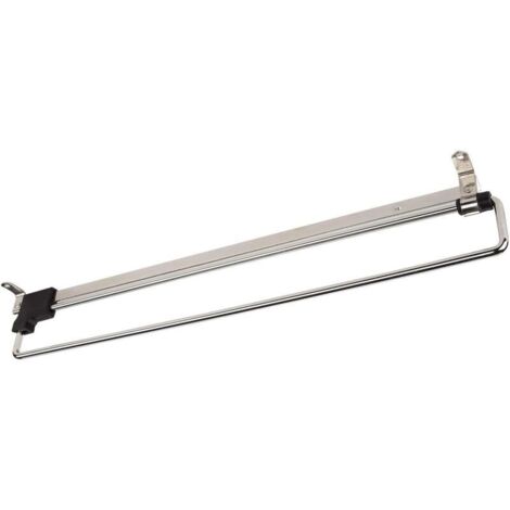 Porte-Cintres Coulissant Portemonteaux Télescopic Porte-vêtements Extractible 400 mm (1/5)