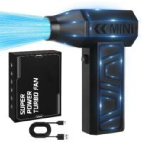 Souffleur à batterie 4000 mAh – Vitesse 100 000 RPM – Air à 41 m/s – Nettoyage précis pour voiture, maison, clavier, PC - 100000TR (1/5)