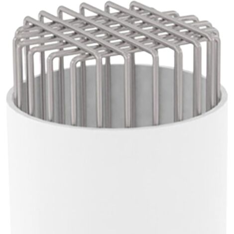 Filtre réglable anti-encrassement – Barrière de débris, insert de gouttière pour le contrôle des animaux, cage en aluminium flexible avec base à griffes, équipement de cour, couvercle de vidange pour (1/5)