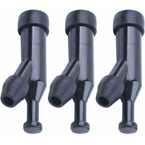 Lot de 3 Capuchons de Bougie d'allumage pour Honda GX160 GX390 GX120 GX240 GX270 GX340, Soufflet de Bougie d'allumage Résistance Pièces de Rechange Professionnelles (1/4)