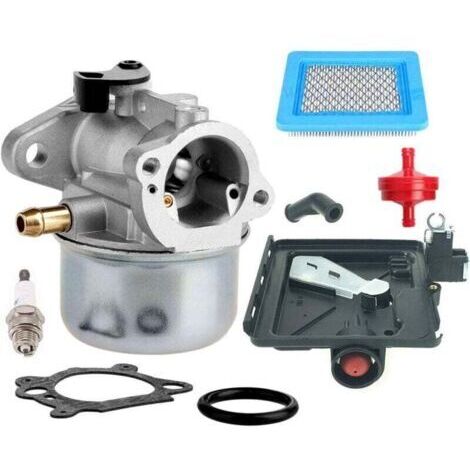 Carburateur pour tondeuse à gazon 799868 - Base de nettoyage de filtre à air pour 498170 799872 694202, pièces de moteur (1/4)