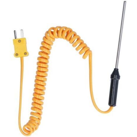 Thermocouple de type K Sonde en acier inoxydable Thermomètre à main Capteur de sonde WRN02B3x80mm (1/5)