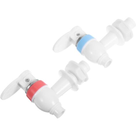 Lot De 2 D'eau Chaude Et Froide En Plastique Pour Distributeur D'eau Accessoires De Compatible Carafes Et Refroidisseurs Conception De Type Presse Anti-éclaboussures (1/5)