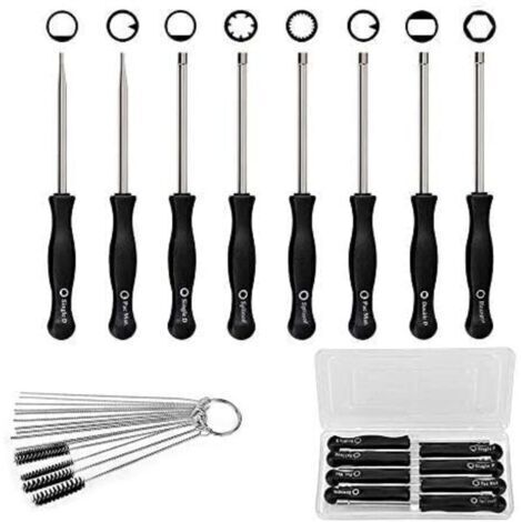 8 pcs Outil de réglage du carburateur Kit de Tournevis pour carburateur à 2 Cycles commun Réglage du Petit carburateur Moteur Réglage de l'outil de réglage (1/4)