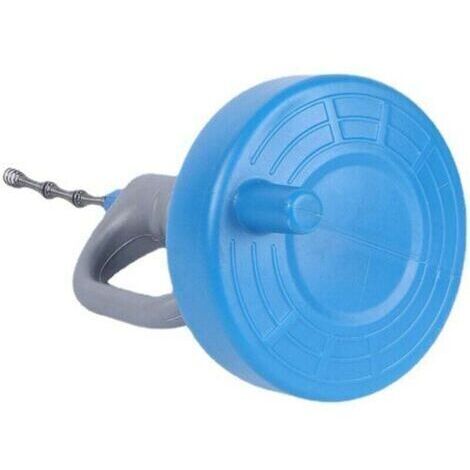 13M Furet Deboucheur Canalisation WC , Serpent de Plombier Kit Debouchage Canalisation Professionnel pour Toilette , Cuisine , Drain de Baignoire , Salle Bain , Evier , avec Gants , Sac , Chaîne de Vi (1/4)