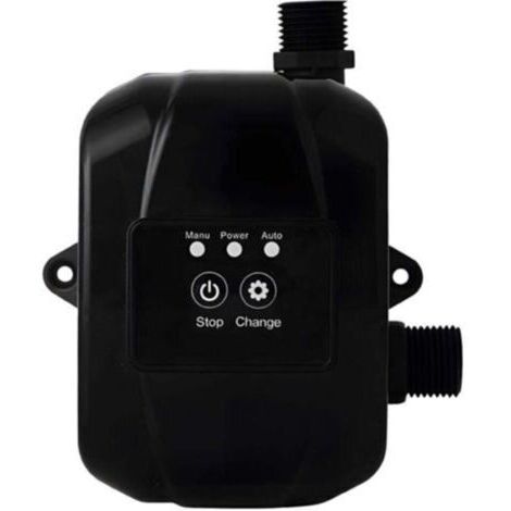 Pompe de surpression d'eau pour la maison Pompe de recirculation d'eau silencieuse 24V avec adaptateur d'alimentation 150W Max Lift 92ft pour les arroseurs Douche Cuisine Jardin--