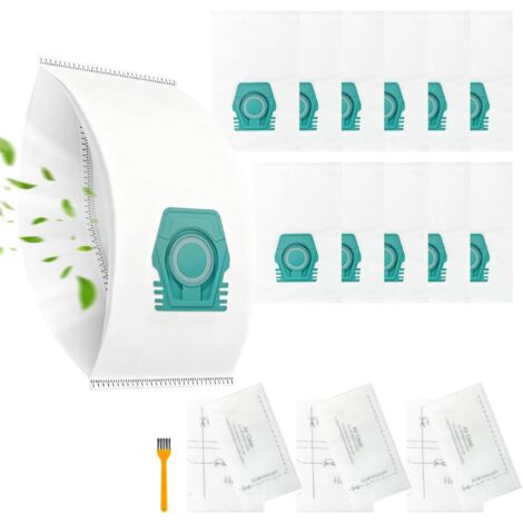 12 sacs d'aspirateur compatibles avec les modèles Miele Guard L1 et Guard S1 M1, grande capacité, incluant 3 filtres de protection moteur (1/5)