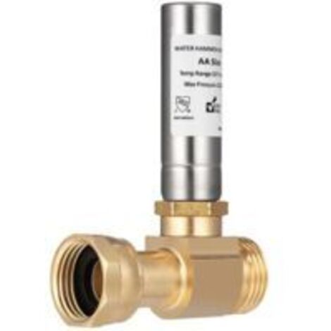 Clapet anti-retour en laiton 3/4 pouces – Éliminateur de coups de bélier – Installation horizontale/verticale – Pression max 250 PSI - S-241