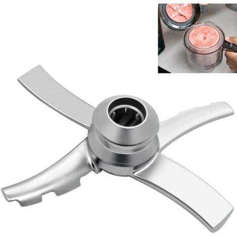 Lame de Rechange Compatible avec Ninja CREAMi machine à crème glacée et à desserts glacés, Lame Pale Pièce de rechange pour Ninja Creamy Ice Cream Maker NC300EU NC300EUCP NC300 NC301 Accessoire (1/5)