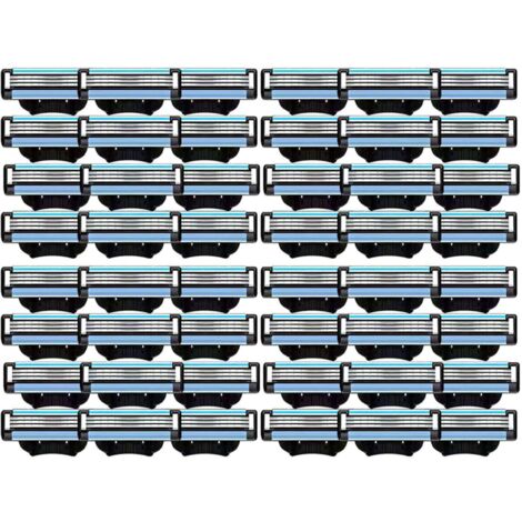 Recharges de Lames Rasoir 48PCS, Manuelles Mach 3 pour