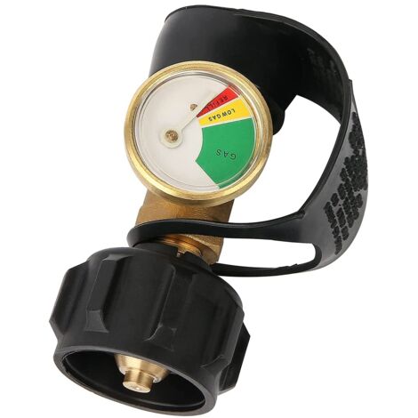 Indicateur de Niveau Jauge RéServoir Propane, DéTecteur Fuite, Compteur Pression Gaz pour Camping-Car, avec Connexion Type 1