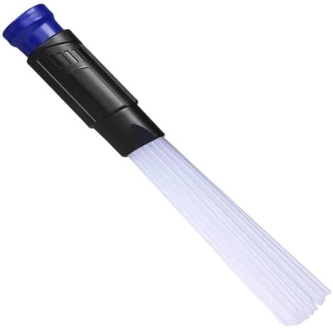 Cleaner Tube, 1pc Multifonctions Aspirateur poussière de Paille Tubes saleté Brosse Remover Fixation Portable à Vide Universel Outils ménagers Nettoyer (Couleur : Noir) (1/5)