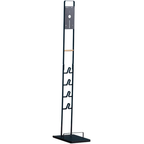 Support d'aspirateur avec roulettes pour Dyson V15 V11 V10 V8 V7 V6, support de sol en métal BEONE compatible pour Dreame T30 T20 V12 V11 V10, sans perçage du mur (blanc) (1/5)