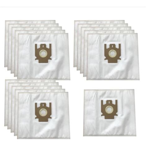 Sac filtrant à poussière compatible avec Hoover TYPE H60 H30 H52 ENIGMA TE7 TE70 TEN2400 ARIANNE TELIOS T2100 T2599 T2615 T2621 T2740 T2760(10pcs) (1/5)