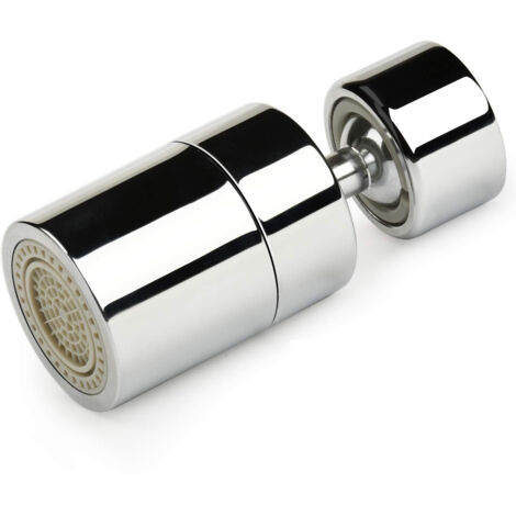 Ugreat – Aérateur de robinet 360° – 2 modes réglables – Finition métal – Débit max pour économies d'eau – Installation facile sur tous robinets (1/5)