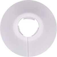 Set of 12 white radiator rosettes (single), radiator rosette, radiator pipe cover, pipe cover, plastic rosette for heating, cover