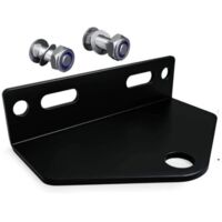Robust ball-type trailer hitch for ride-on mowers – mounting hardware included – perfect for ride-on mower accessories, bicycle trailers and more – 5 inch – Black MUMU