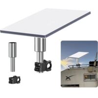 Starlink Mini Camper Mount, Starlink Mini Camper Aluminum Alloy Accessory, Starlink Satellite Internet Kit with Mounting Range: 0.87-1.1 inches, MUMU Satellite Dish Clamp