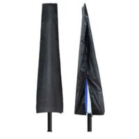 Protective cover for parasols – 210D waterproof, robust protective cover for garden parasols – UV-resistant, straight parasol cover with zipper, patio cover for parasols with 183 cm