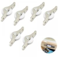 Mini roulettes en caoutchouc souple, petites roulettes pour meubles, mini roulettes fixes, roulettes fixes en plastique et en métal