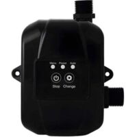 Pompe de surpression d'eau pour la maison Pompe de recirculation d'eau silencieuse 24V avec adaptateur d'alimentation 150W Max Lift 92ft pour les arroseurs Douche Cuisine Jardin--
