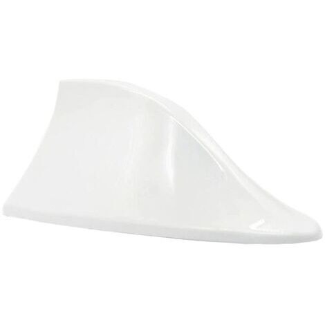 Antenne de Voiture Universelle en Forme d’aileron de Requin - Antenne Radio FM/AM pour Auto SUV Camion Van (Blanc) (1/5)