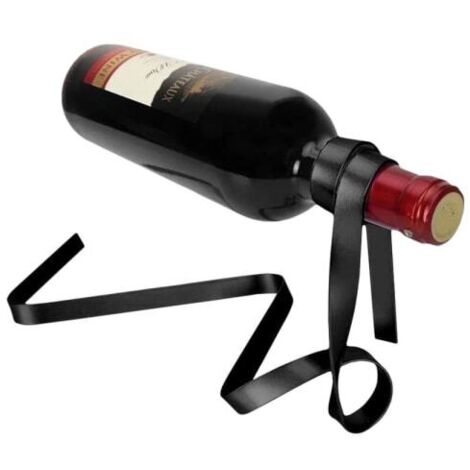 Porte-bouteilles flottant - Ruban Noir (1/3)