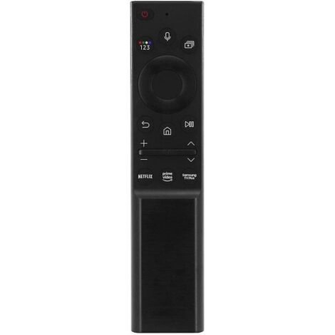 Télécommande TV BN59-01357B / BN59-01357A pour les séries QLED Q60A, Q70A et Q80A, télécommande vocale noire (1/5)