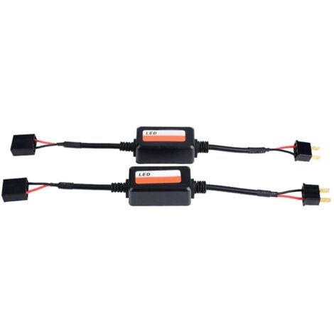 Pack H7 Automobile : Éliminateur d'erreur de dernière résistance, décodeur LED, adaptateur d'éclairage sans fil Canbus
